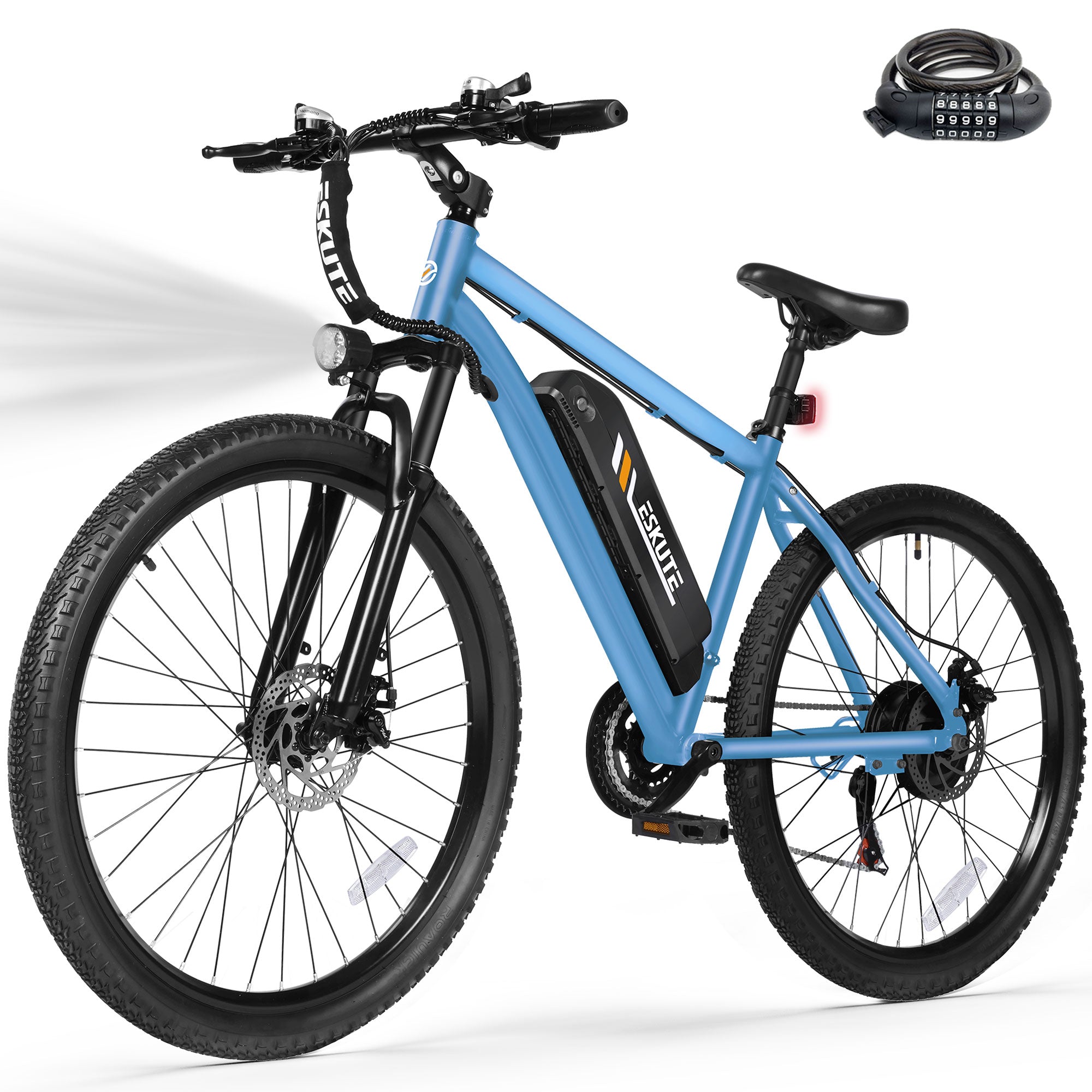 M200-750W Electric Bike for Adults,27.5” 21-Speed Mountain E-Bike with 750W Peak Brushless Motor, 19 MPH, 48V 10.4Ah Removable Battery, Step-Over Frame, NFC Unlock, Black
