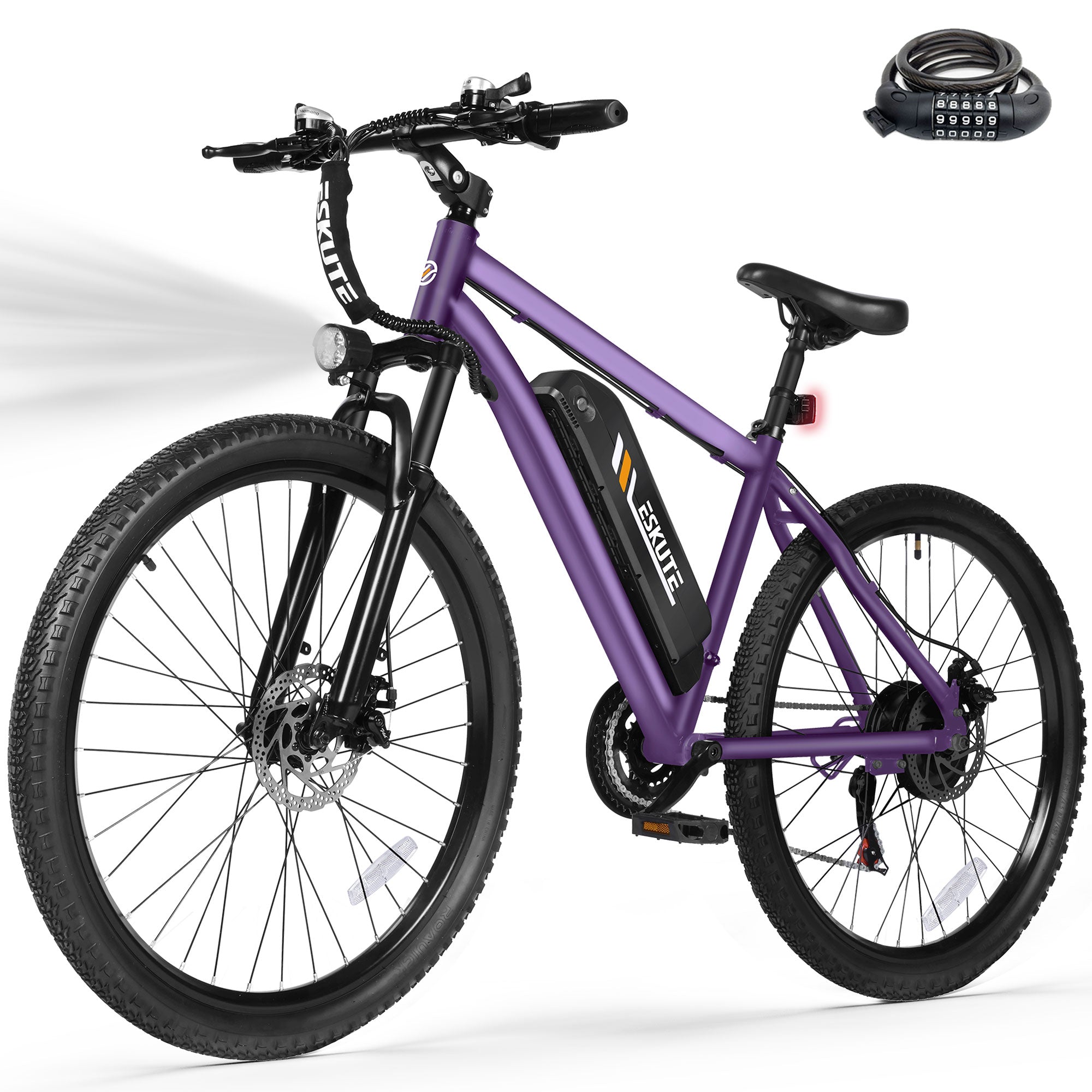 M200-750W Electric Bike for Adults,27.5” 21-Speed Mountain E-Bike with 750W Peak Brushless Motor, 19 MPH, 48V 10.4Ah Removable Battery, Step-Over Frame, NFC Unlock, Black