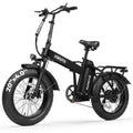 D300 Electric Bike for Adults, Folding Ebike with 1200W Peak Motor 28MPH, 48V 20.8Ah Removable Battery, 20"x4.0" Fat Tires, 80 Miles 7-Speed Gear, NFC Unlock,Black