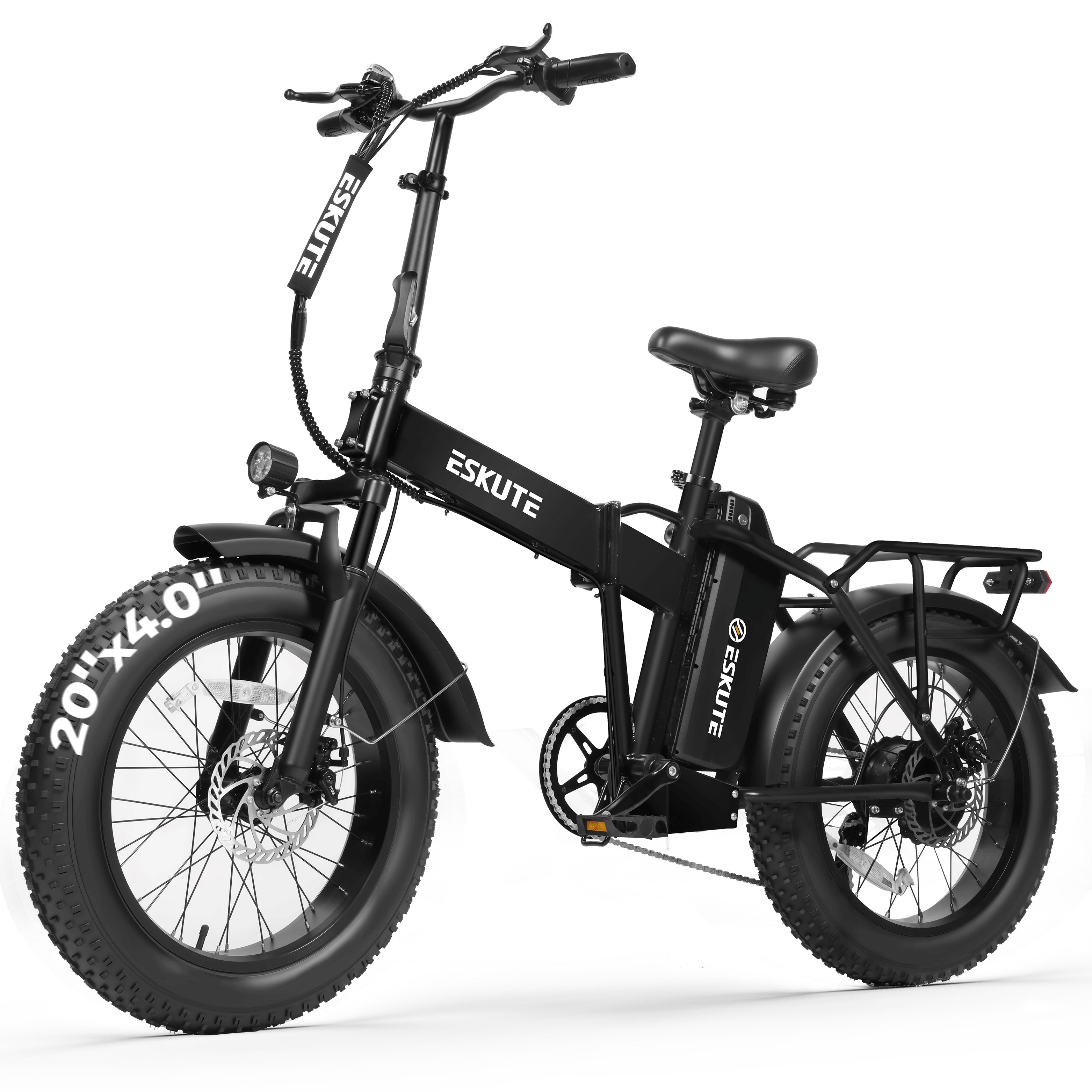 D300 Electric Bike for Adults, Folding Ebike with 1200W Peak Motor 28MPH, 48V 20.8Ah Removable Battery, 20"x4.0" Fat Tires, 80 Miles 7-Speed Gear, NFC Unlock,Black
