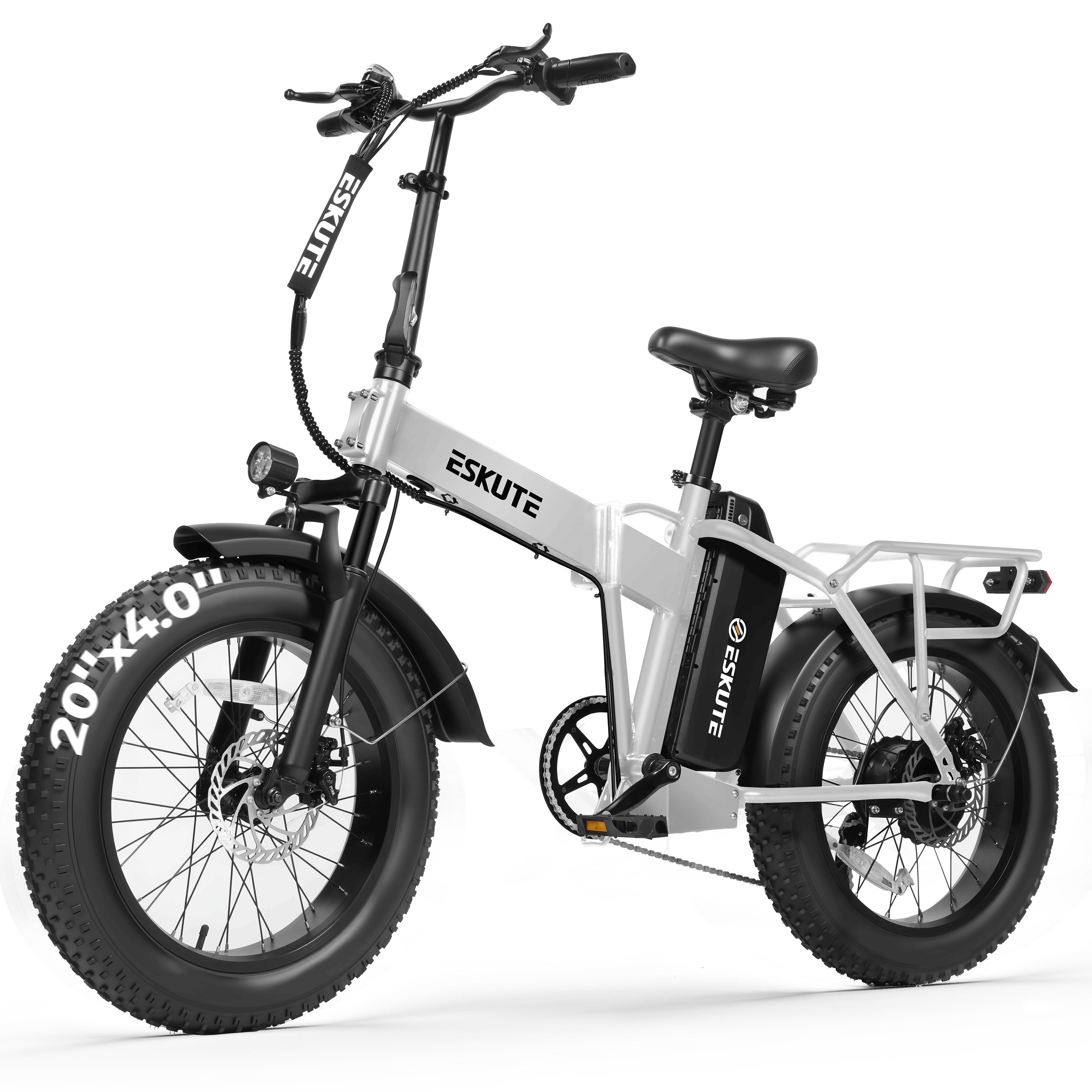 D300 Electric Bike for Adults, Folding Ebike with 1200W Peak Motor 28MPH, 48V 20.8Ah Removable Battery, 20"x4.0" Fat Tires, 80 Miles 7-Speed Gear, NFC Unlock,Black