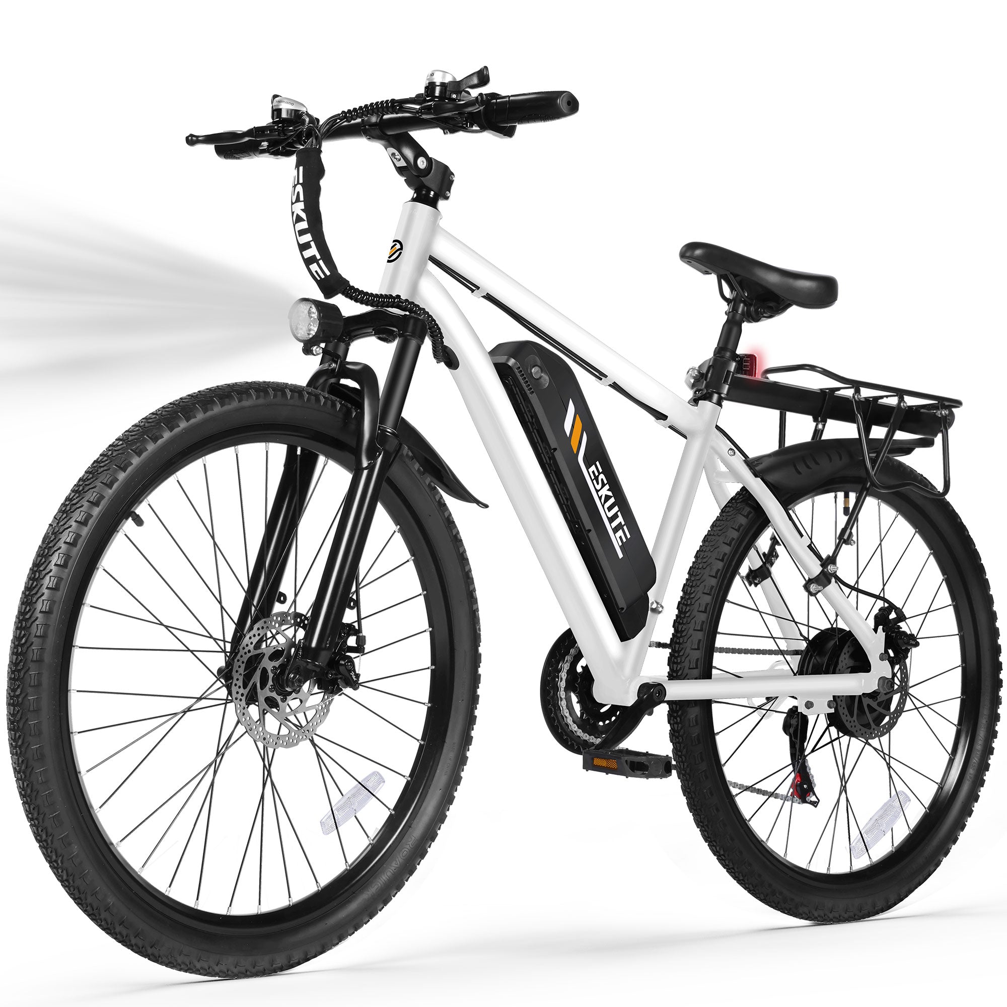 M200-750W Electric Bike for Adults,27.5” 21-Speed Mountain E-Bike with 750W Peak Brushless Motor, 19 MPH, 48V 10.4Ah Removable Battery, Step-Over Frame, NFC Unlock, Black