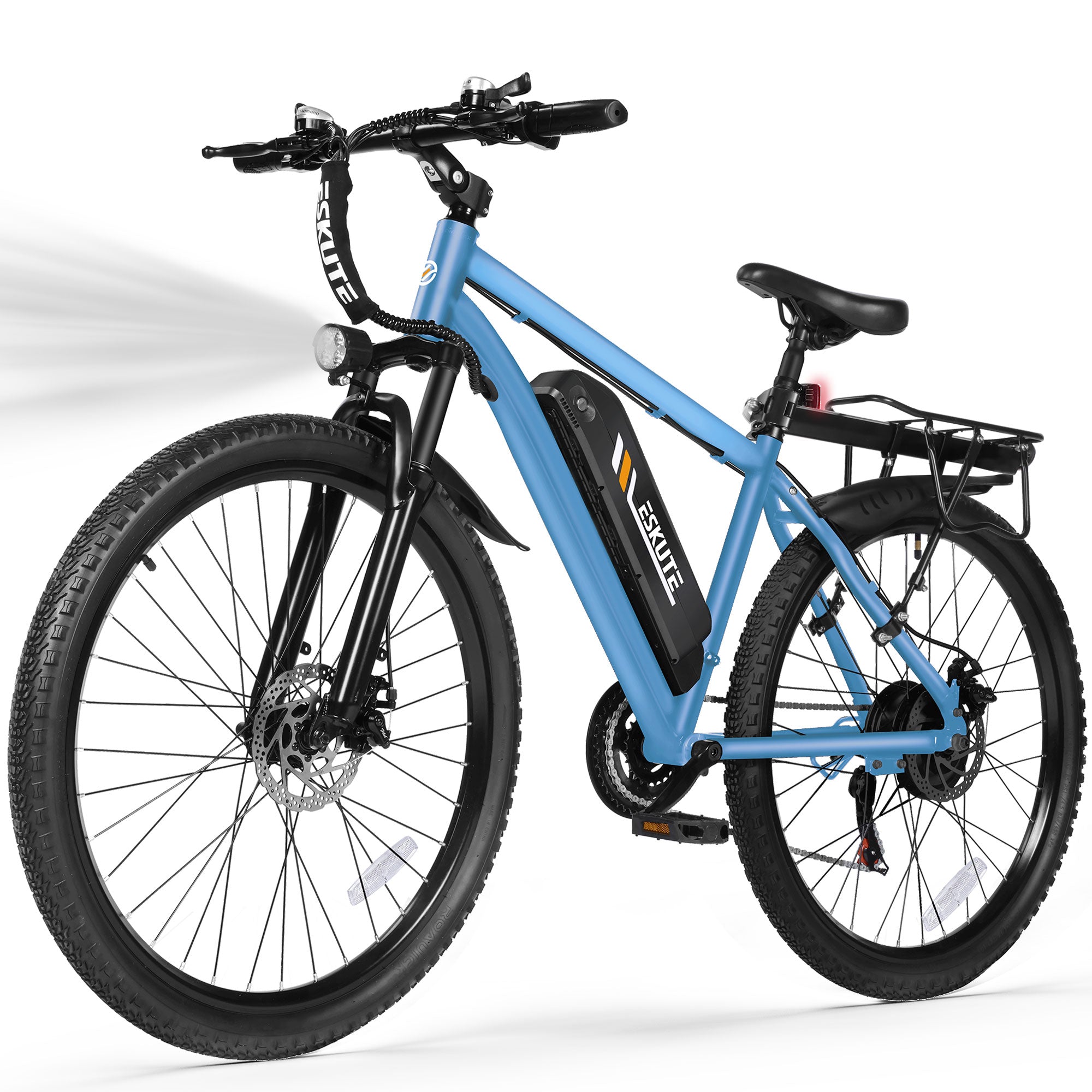 M200-750W Electric Bike for Adults,27.5” 21-Speed Mountain E-Bike with 750W Peak Brushless Motor, 19 MPH, 48V 10.4Ah Removable Battery, Step-Over Frame, NFC Unlock, Black