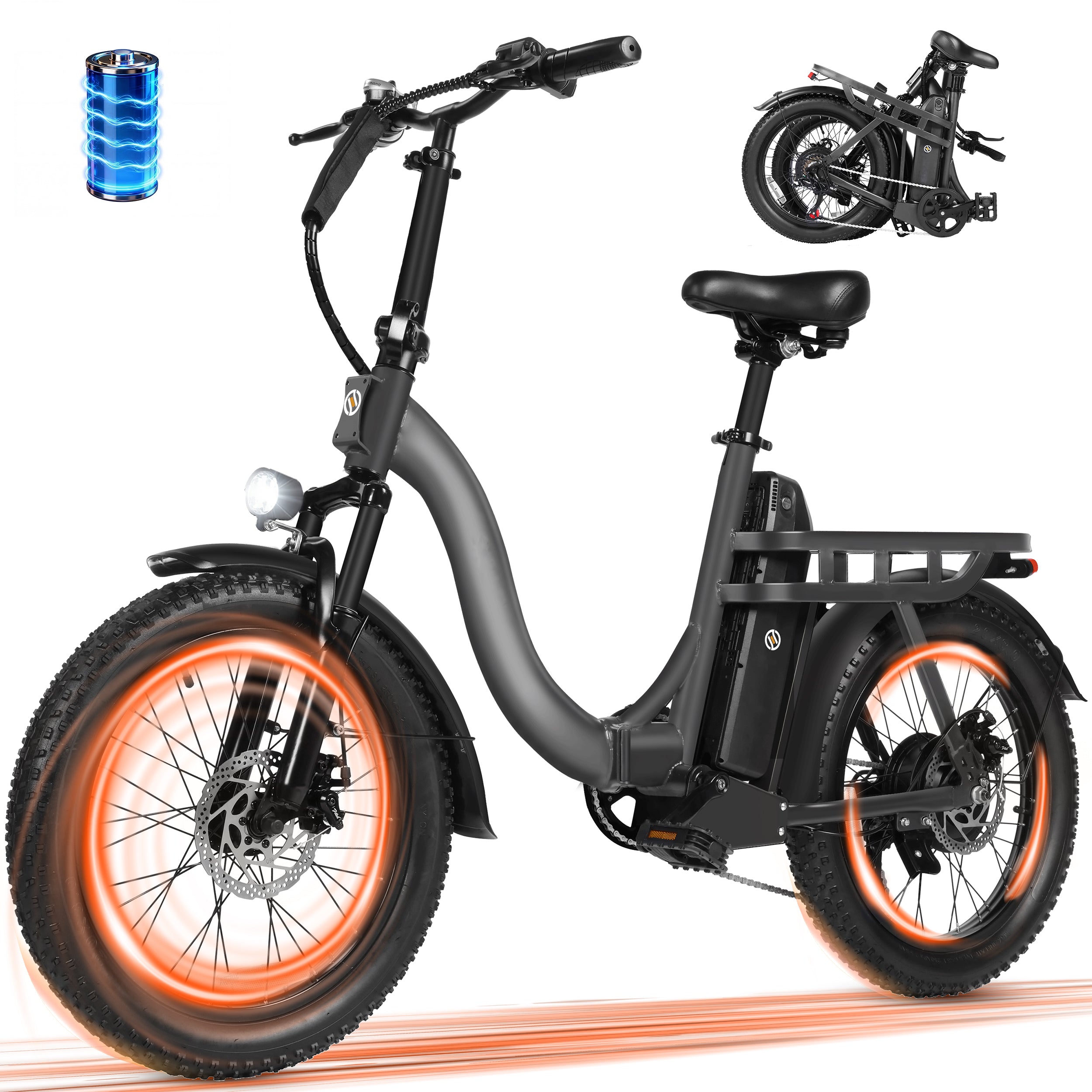 D200 Electric Bike for Adults 1200W Peak Motor 28 Mph