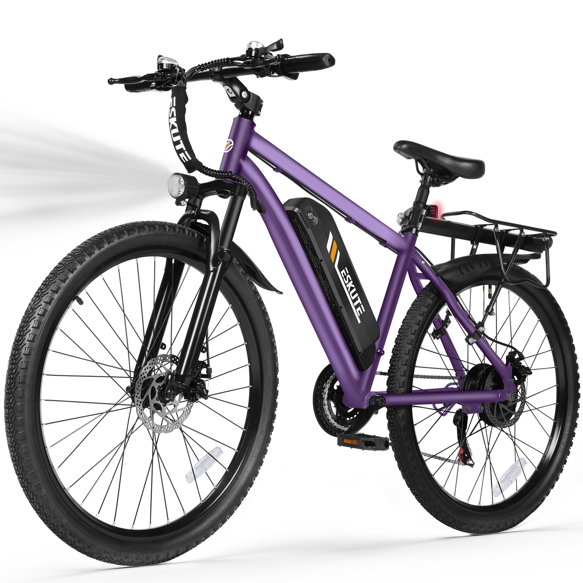 M200-750W Electric Bike for Adults,27.5” 21-Speed Mountain E-Bike with 750W Peak Brushless Motor, 19 MPH, 48V 10.4Ah Removable Battery, Step-Over Frame, NFC Unlock, Black