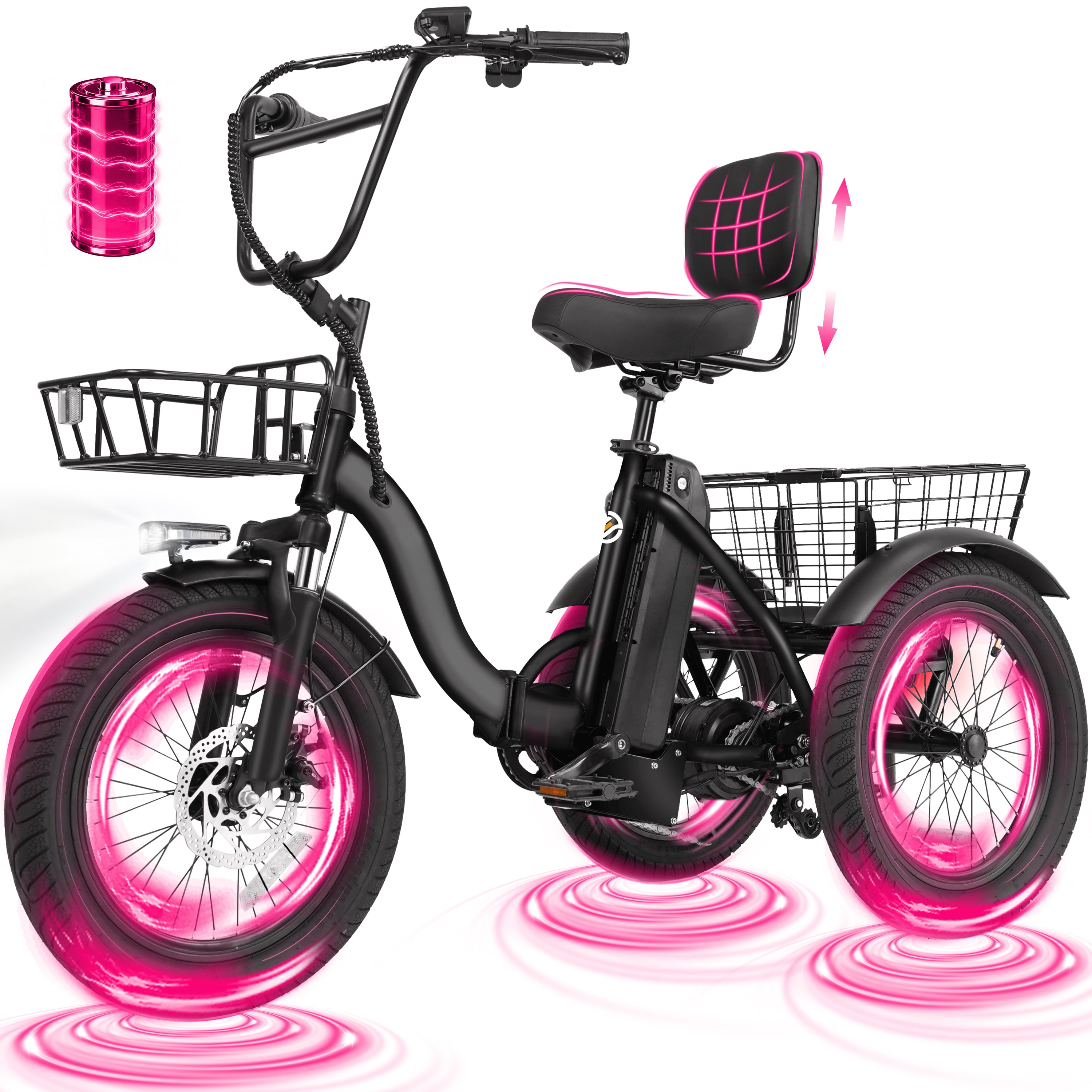 T300 E Trike Electric Tricycle for Adults