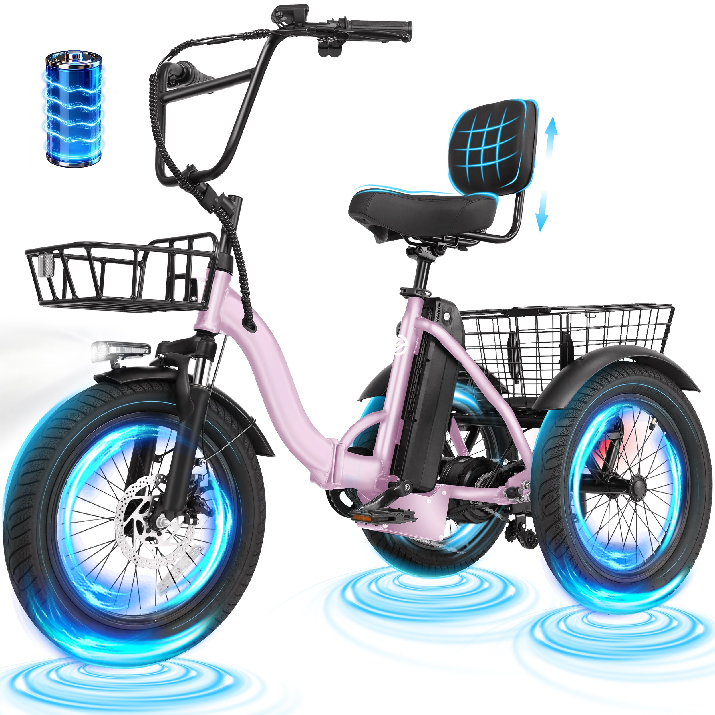 T300 E Trike Electric Tricycle for Adults