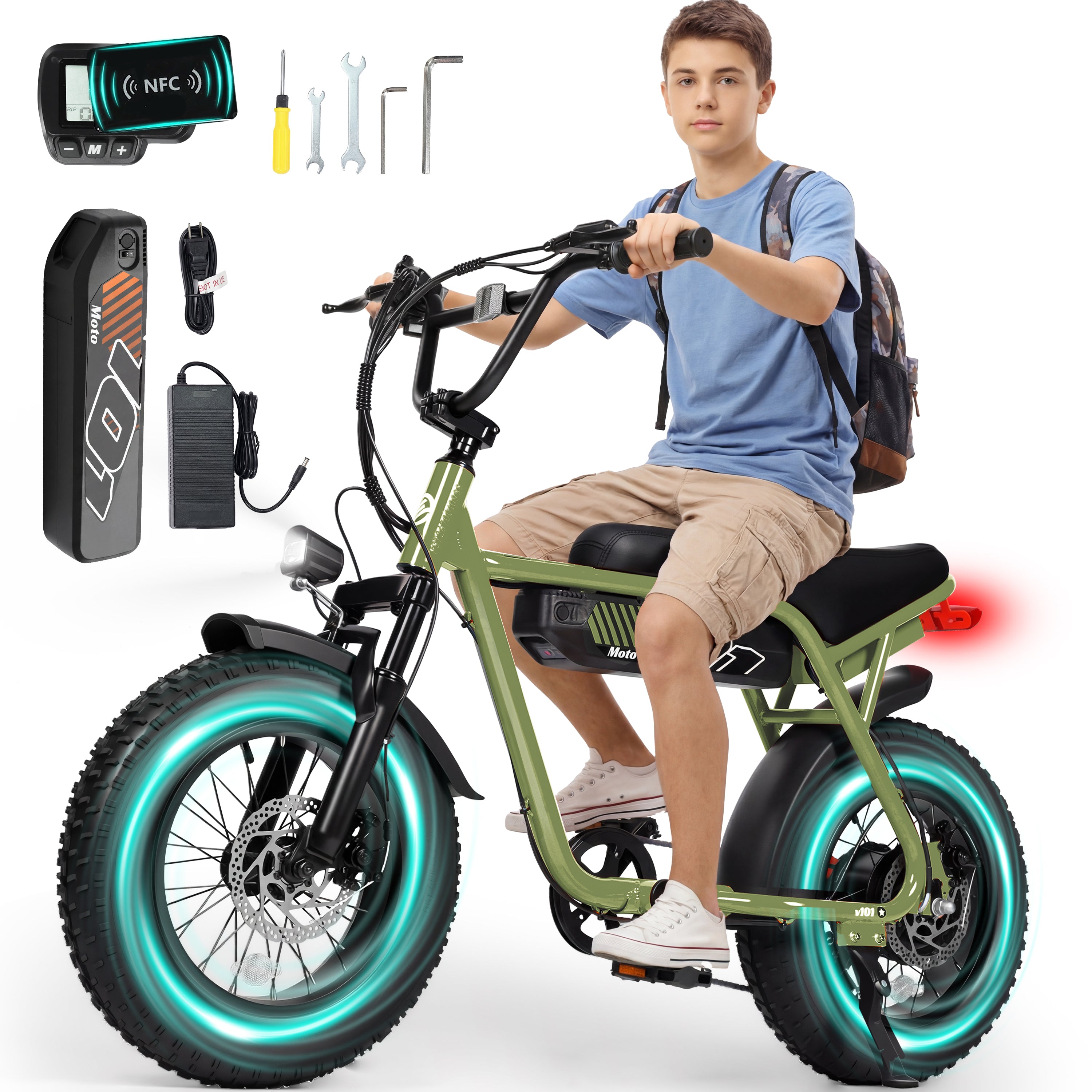 V101 Electric Bike for Teens Adults