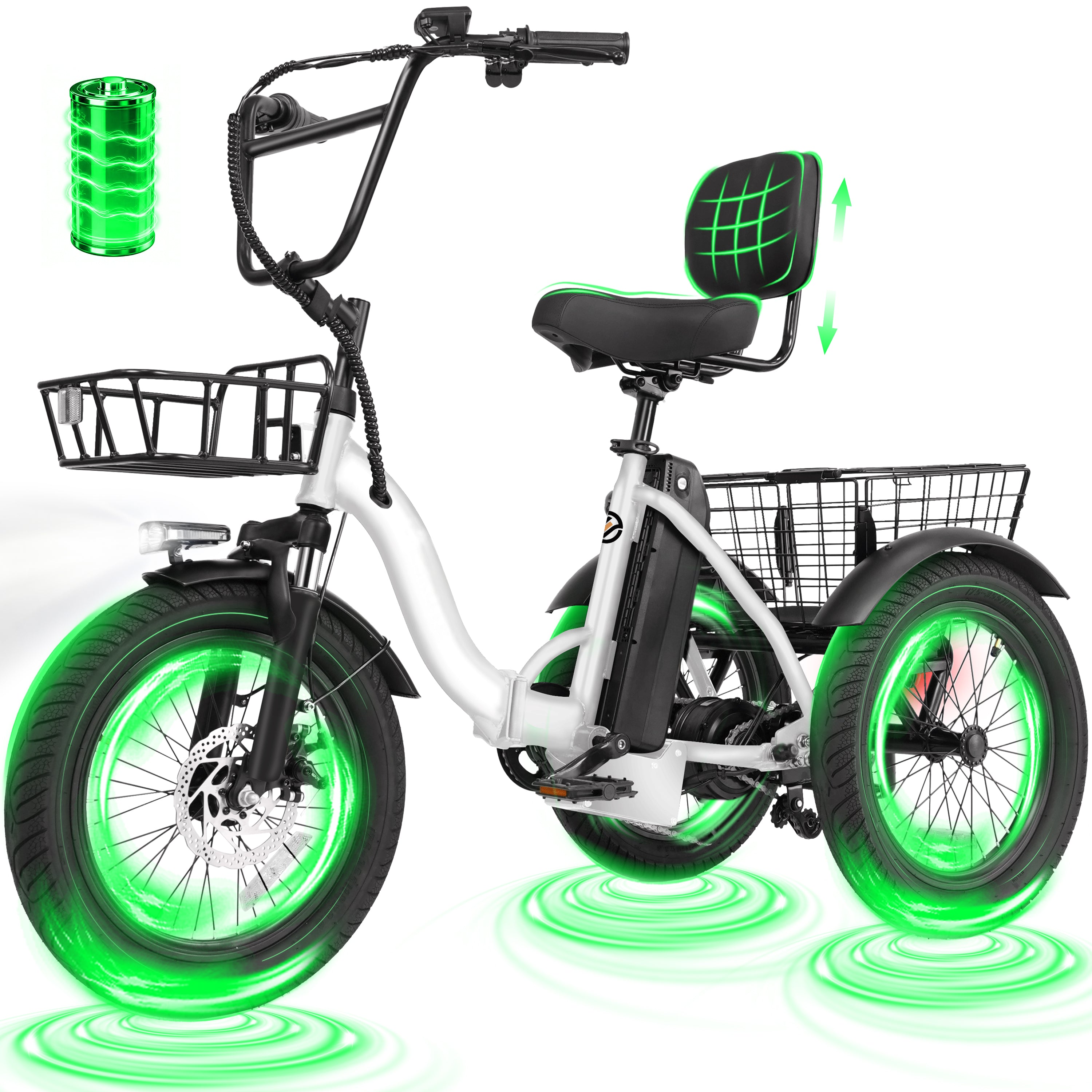 T300 E Trike Electric Tricycle for Adults