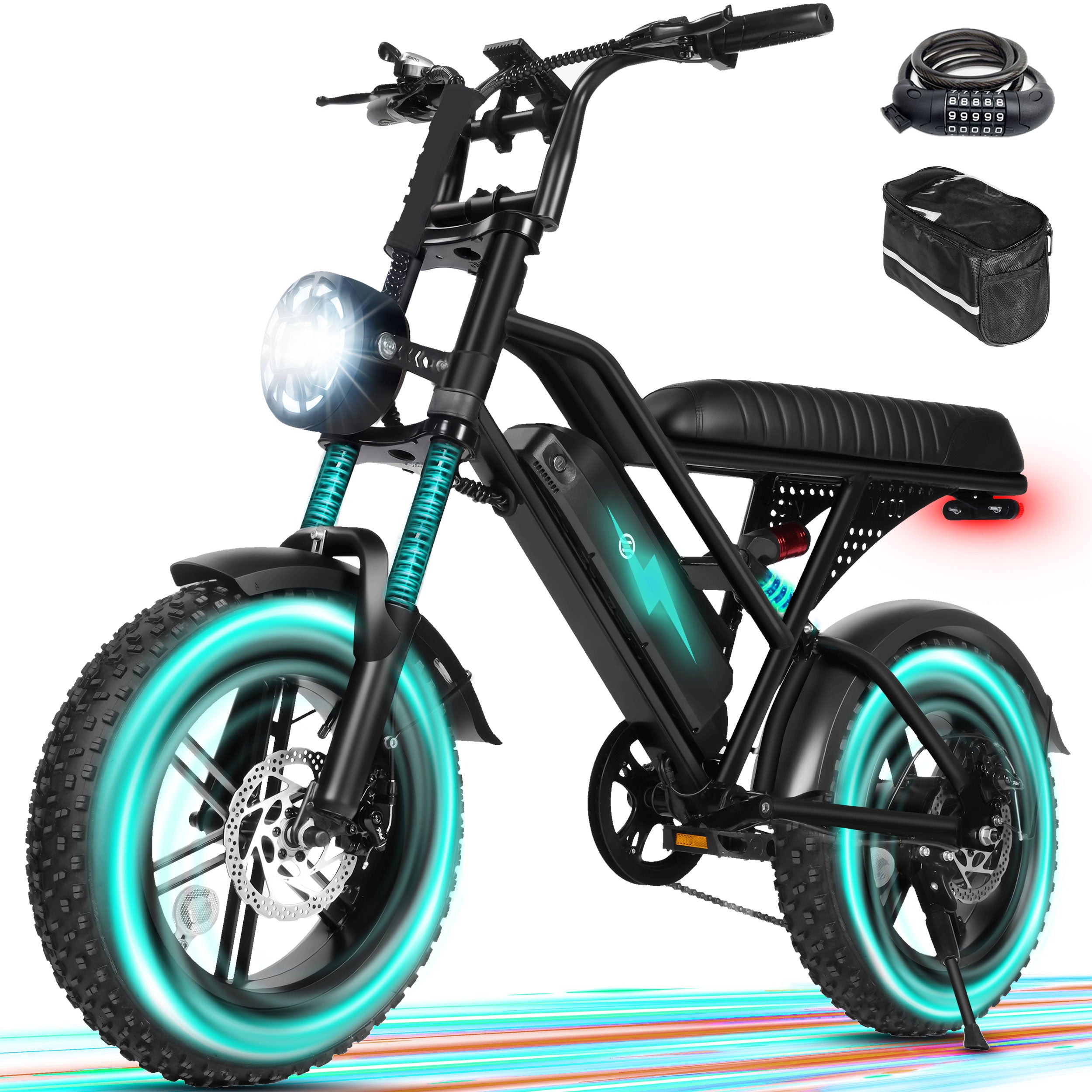 V100 Electric Bike for Teens Adults