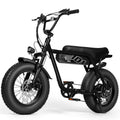 V101 Electric Bike for Adults & Teens – 28 MPH, 750W (Peak 1500W), 48V 13Ah Battery, 16"x4.0" Fat Tires, 7-Speed, Dual Suspension, Rugged All-Terrain E-Bike, Black