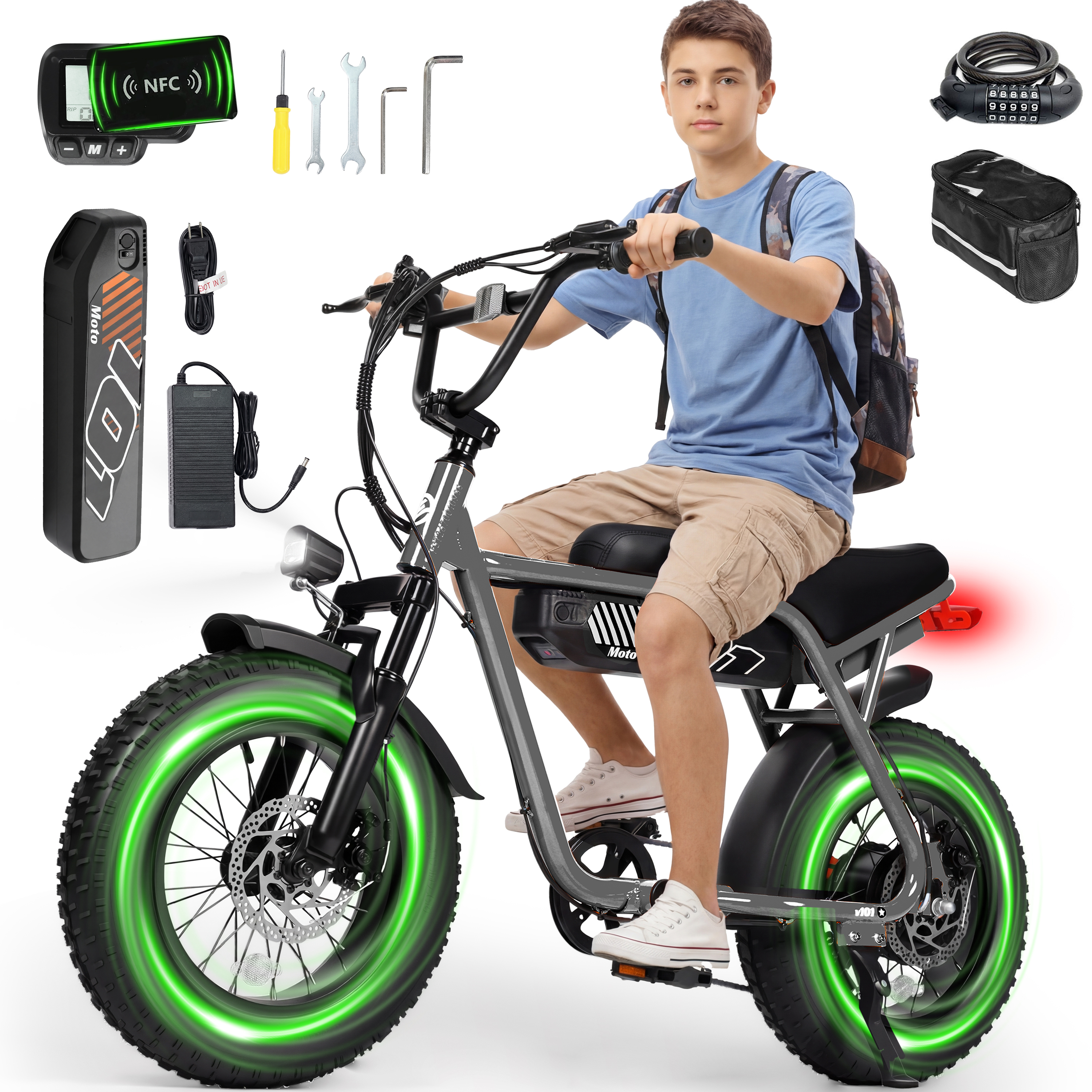 V101 Electric Bike for Teens Adults