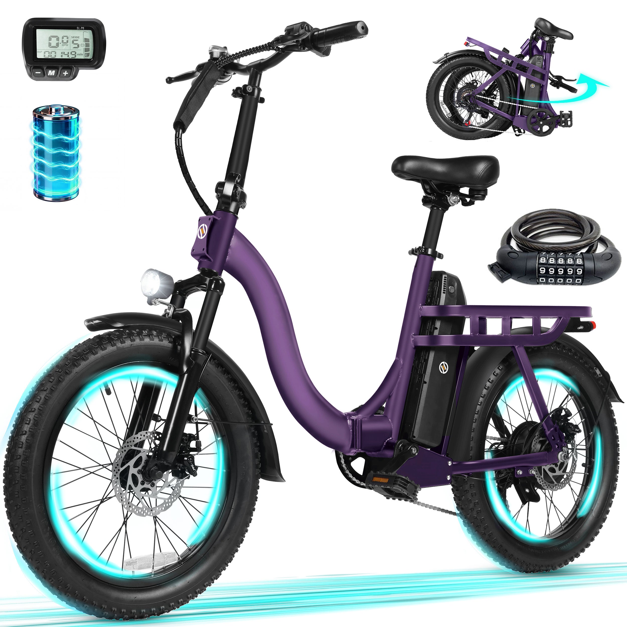 D200 Electric Bike for Adults 1200W Peak Motor 28 Mph