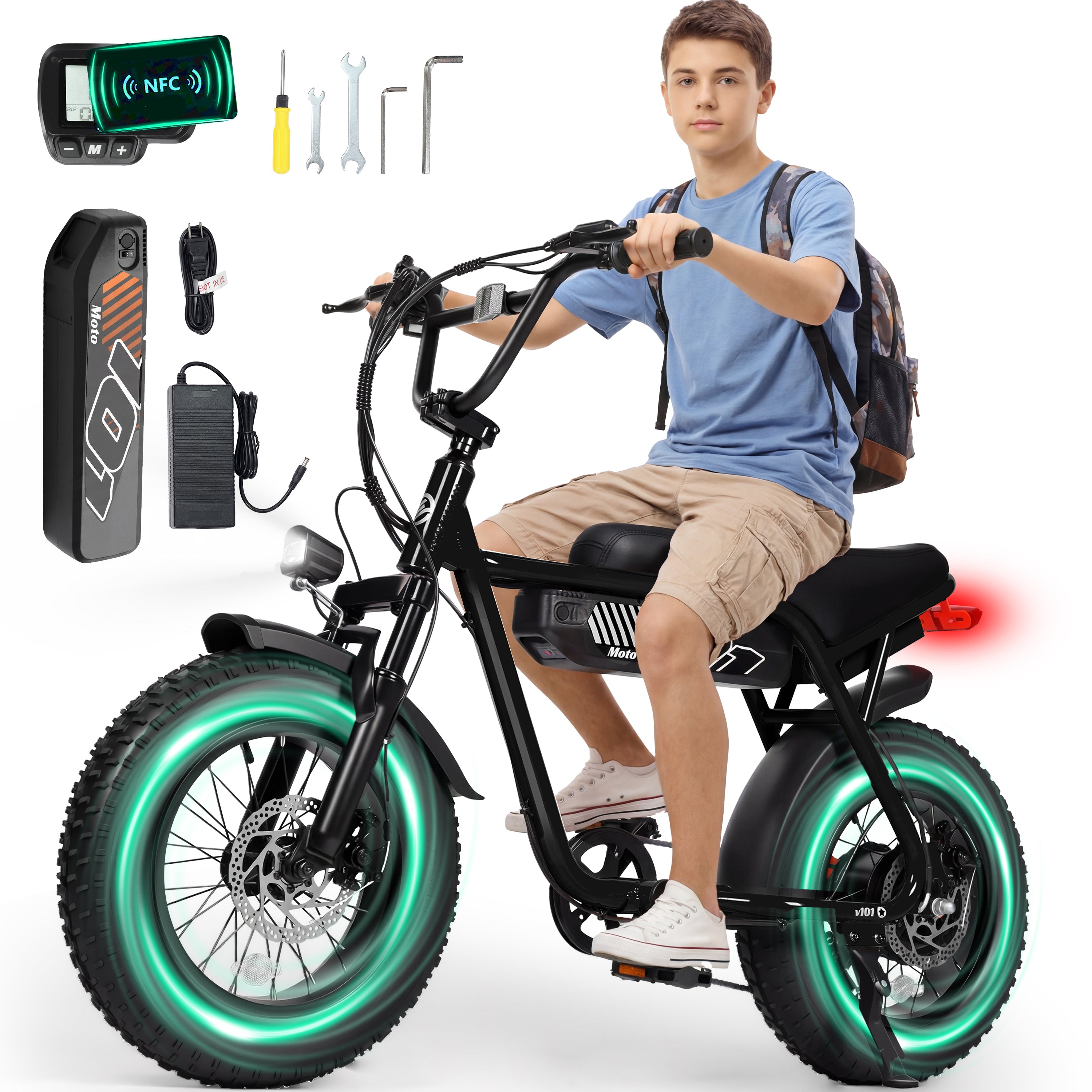 V101 Electric Bike for Teens Adults
